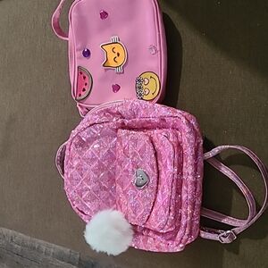 Backpack and Girls Bag